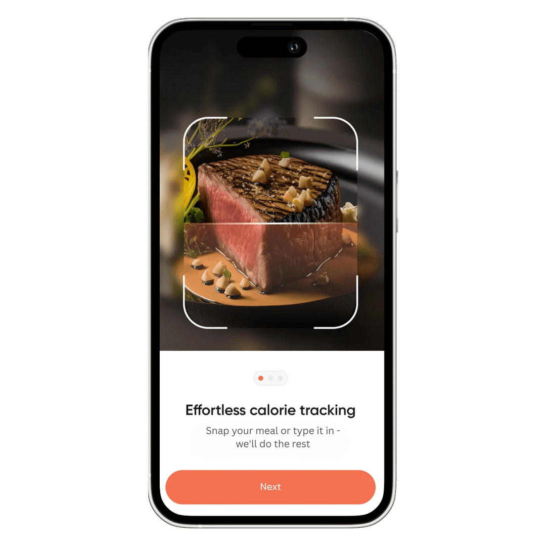 Effortless calorie tracking